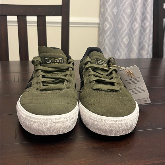 Adidas Busenitz Vulc II Shoes Sneakers new JQ1027 green Mens Size 9.5 - Picture 7 of 13